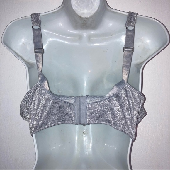 Playtex Secret Undercover Slimming Full Coverage Unlined Underwire Gray Bra 40DD - Picture 3 of 4